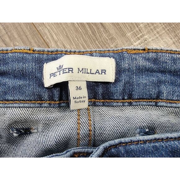 Peter Millar crown jeans 36x33 stretch MS21B96 LIND NWT - Picture 4 of 8